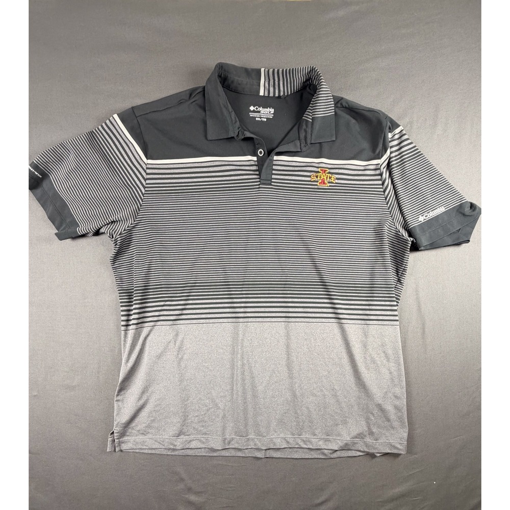Men's Iowa State Cyclones Columbia Golf Performance Polo - Size XXL - 2XL - NCAA